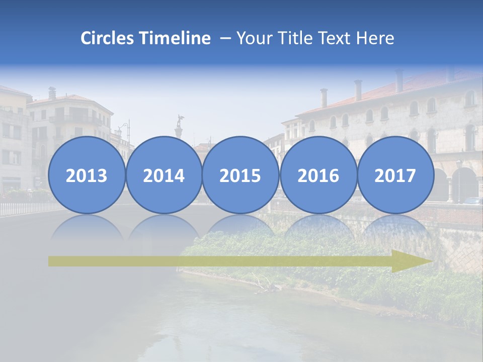 River Windows Pedestal PowerPoint Template