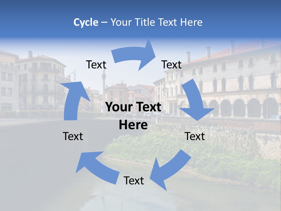 River Windows Pedestal PowerPoint Template