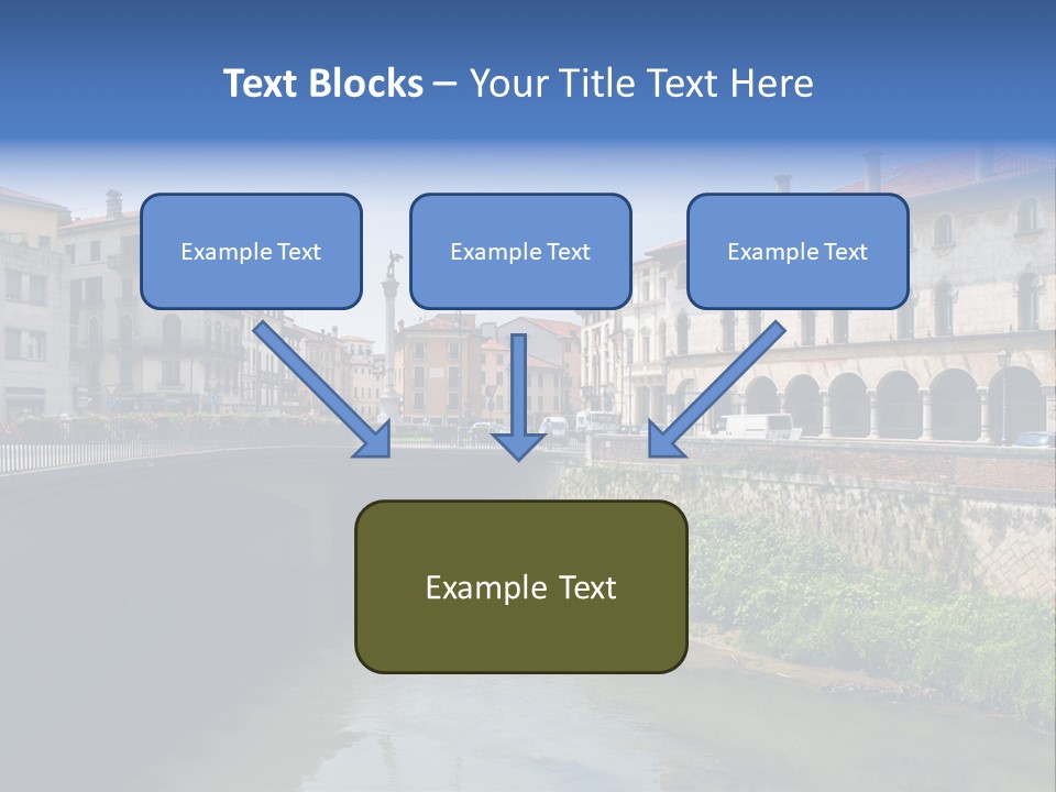 River Windows Pedestal PowerPoint Template