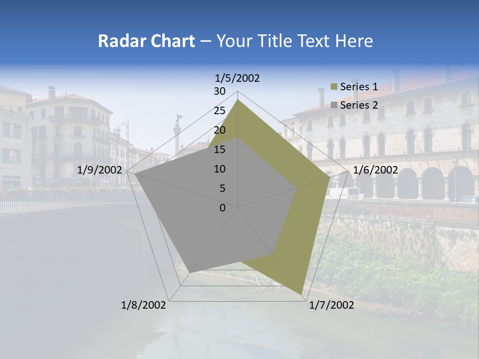 River Windows Pedestal PowerPoint Template