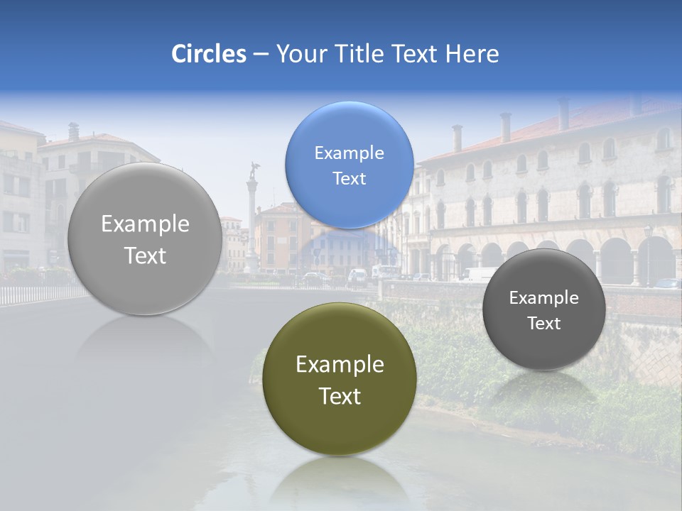 River Windows Pedestal PowerPoint Template