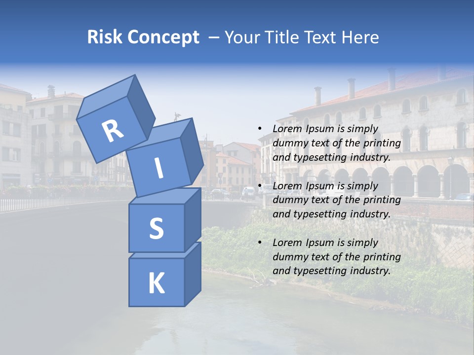 River Windows Pedestal PowerPoint Template