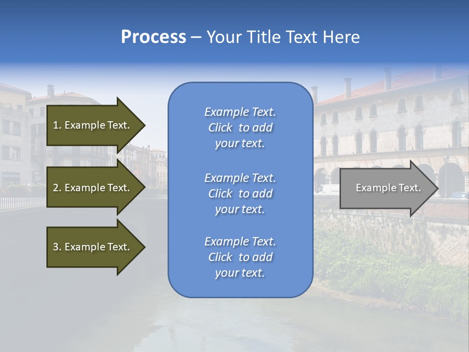 River Windows Pedestal PowerPoint Template