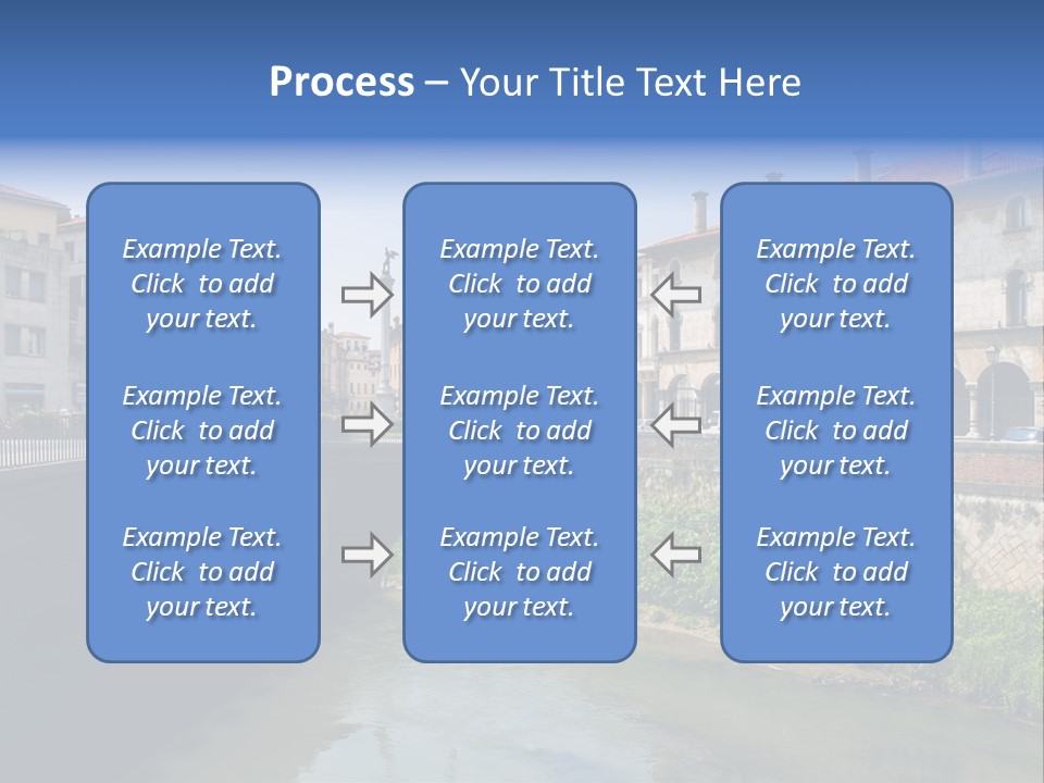 River Windows Pedestal PowerPoint Template