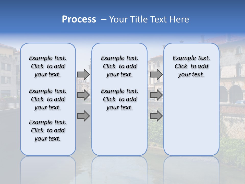 River Windows Pedestal PowerPoint Template
