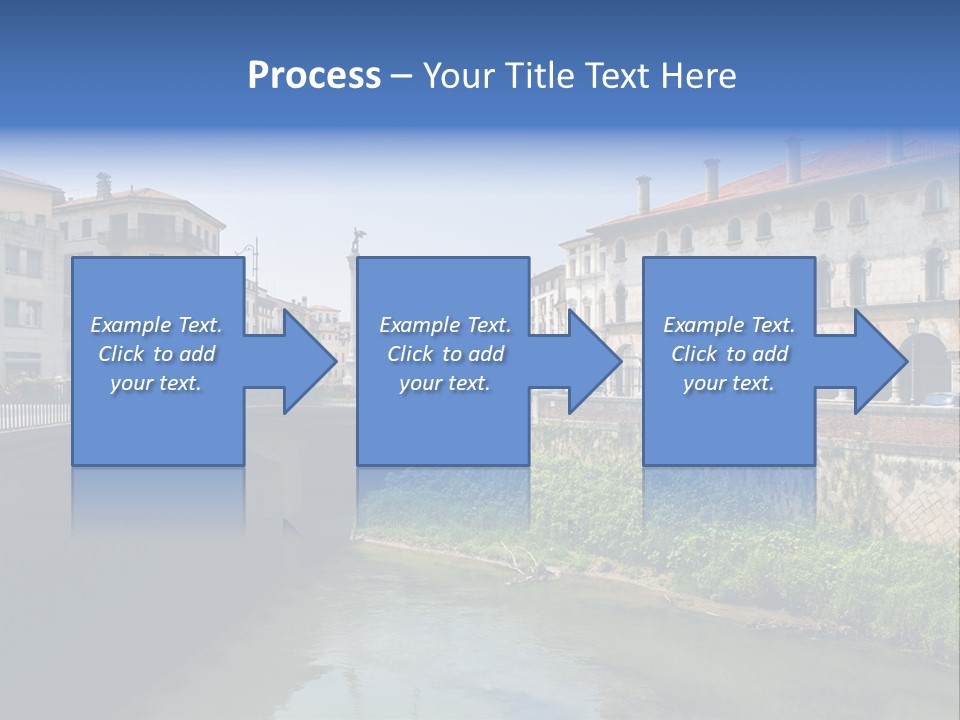 River Windows Pedestal PowerPoint Template