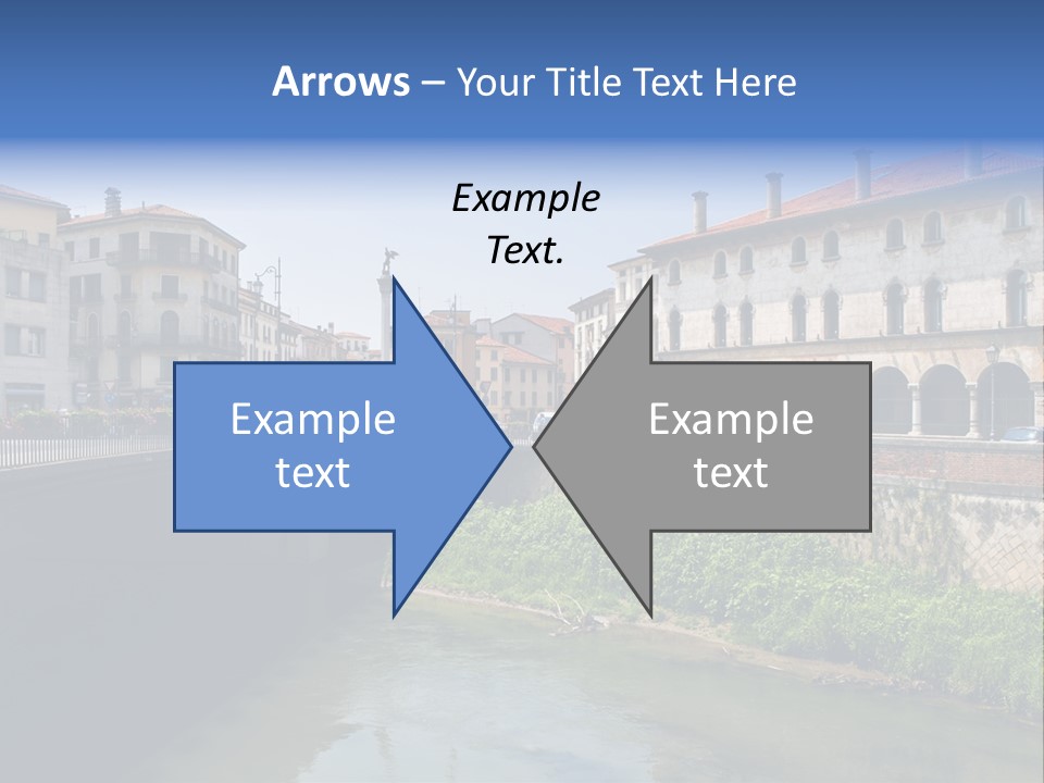 River Windows Pedestal PowerPoint Template