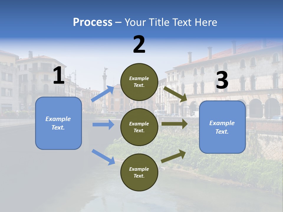 River Windows Pedestal PowerPoint Template