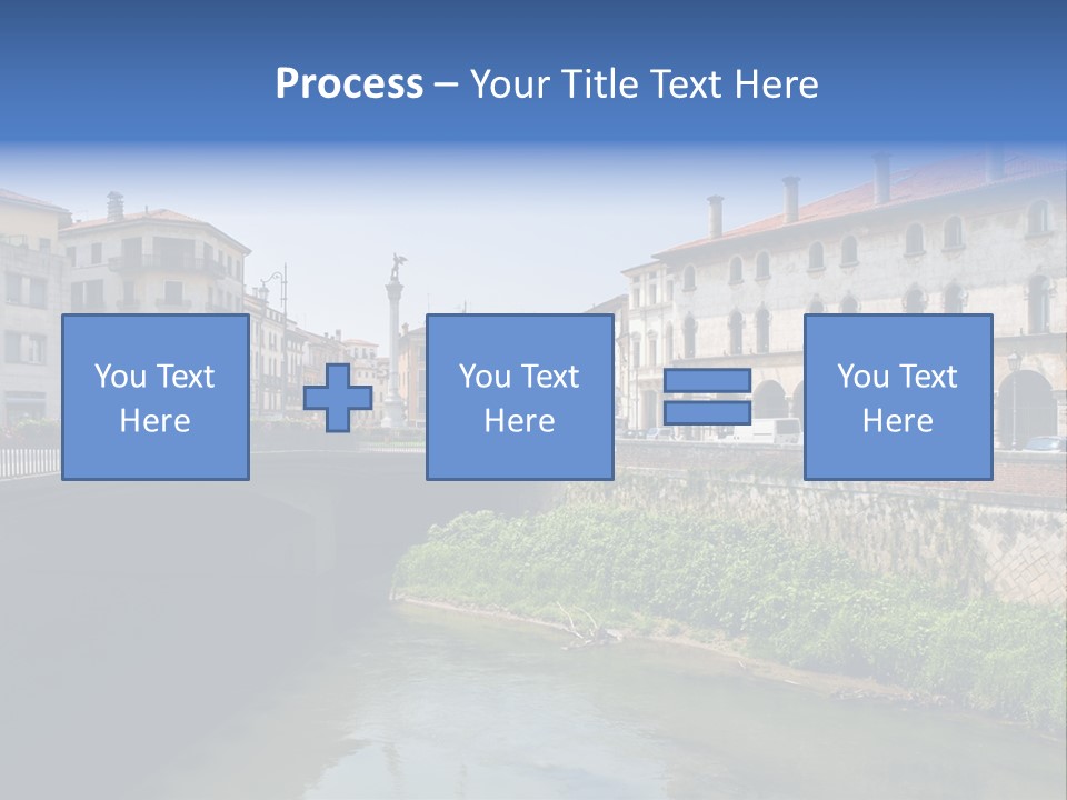River Windows Pedestal PowerPoint Template