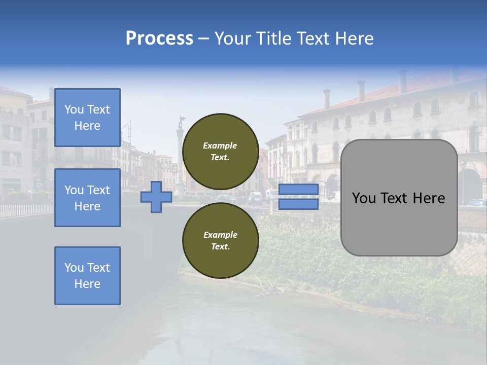 River Windows Pedestal PowerPoint Template