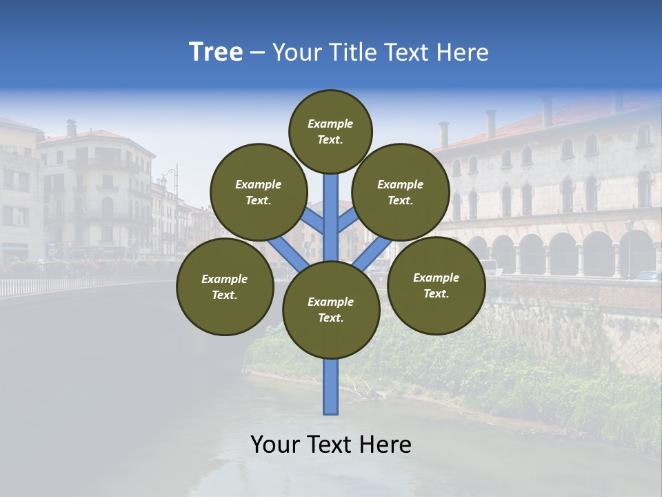 River Windows Pedestal PowerPoint Template