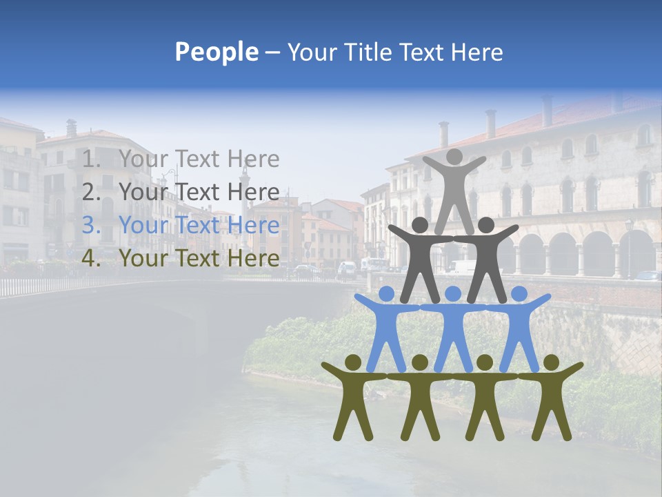 River Windows Pedestal PowerPoint Template