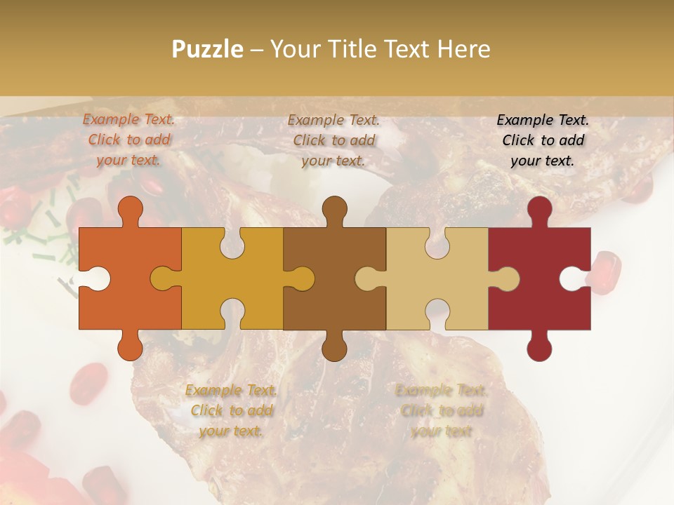 Shine Fresh Plate PowerPoint Template