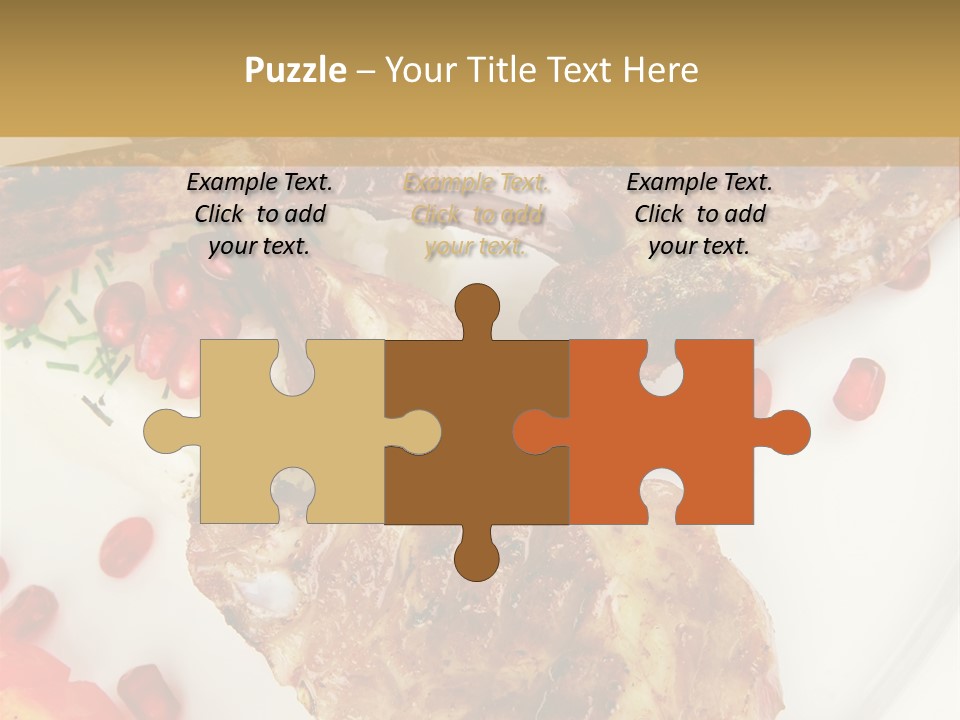 Shine Fresh Plate PowerPoint Template