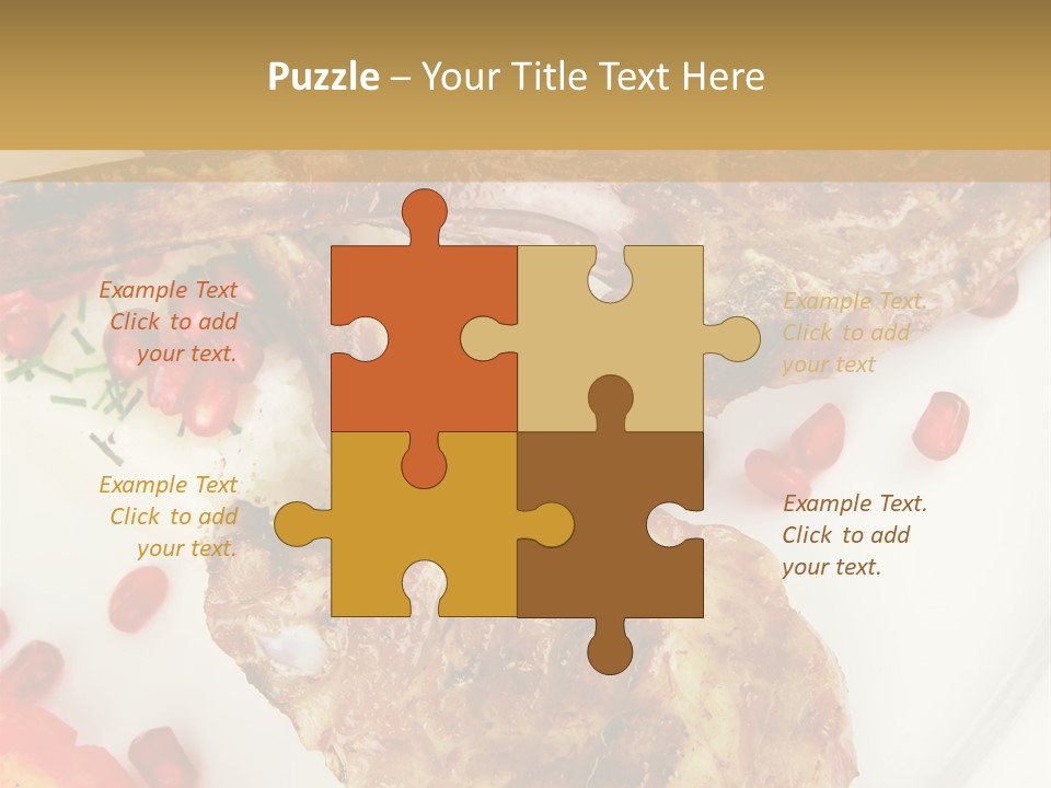 Shine Fresh Plate PowerPoint Template