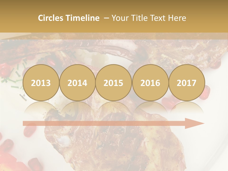 Shine Fresh Plate PowerPoint Template