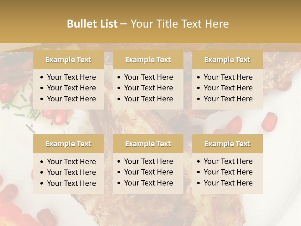 Shine Fresh Plate PowerPoint Template