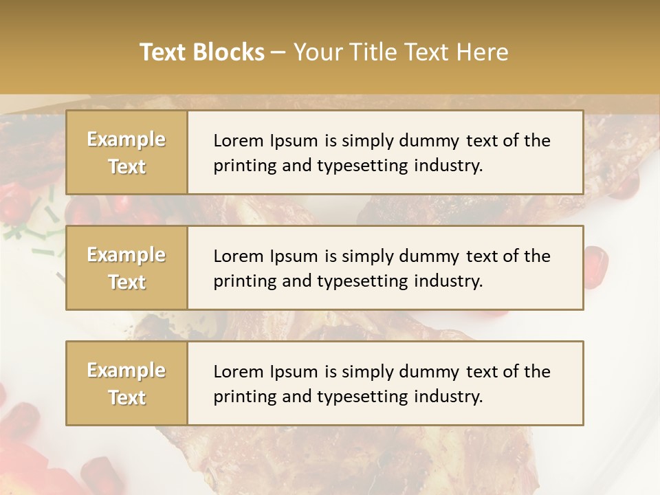 Shine Fresh Plate PowerPoint Template