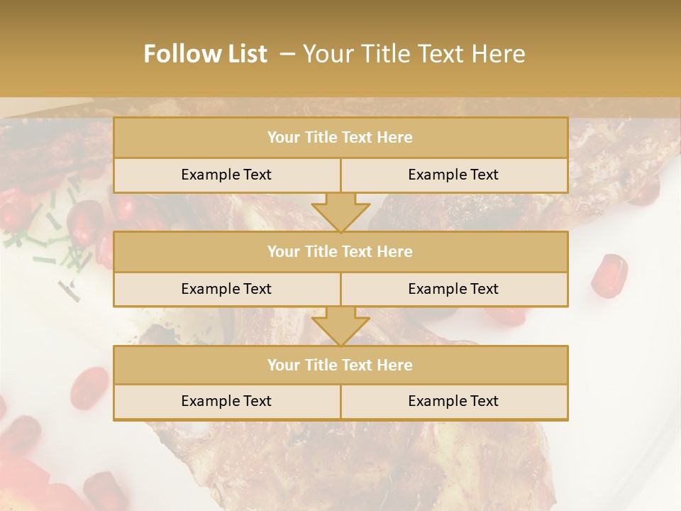 Shine Fresh Plate PowerPoint Template