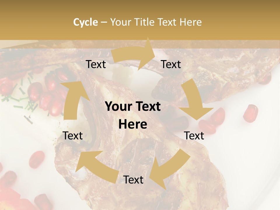Shine Fresh Plate PowerPoint Template