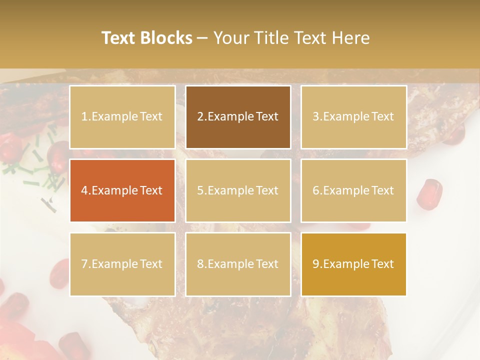 Shine Fresh Plate PowerPoint Template