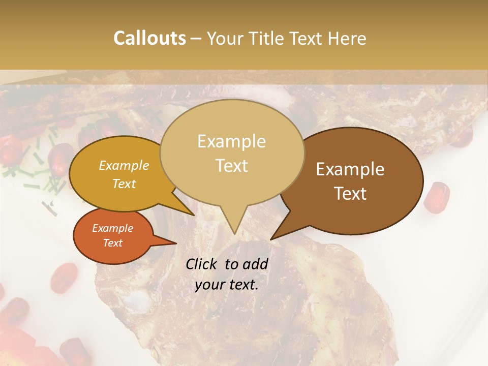 Shine Fresh Plate PowerPoint Template