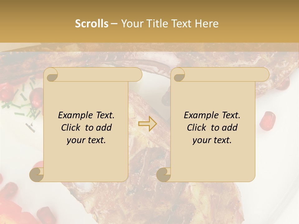 Shine Fresh Plate PowerPoint Template