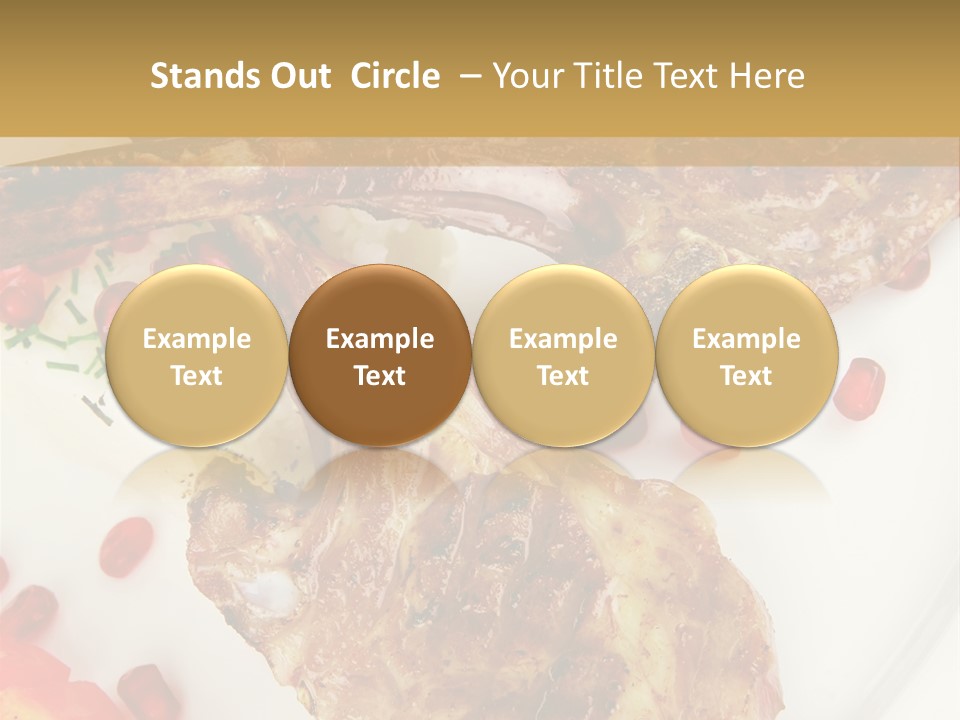 Shine Fresh Plate PowerPoint Template