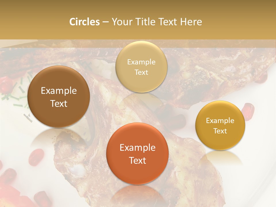 Shine Fresh Plate PowerPoint Template