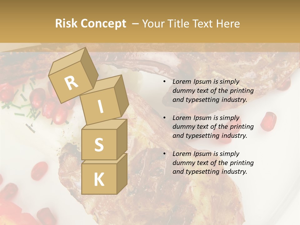 Shine Fresh Plate PowerPoint Template