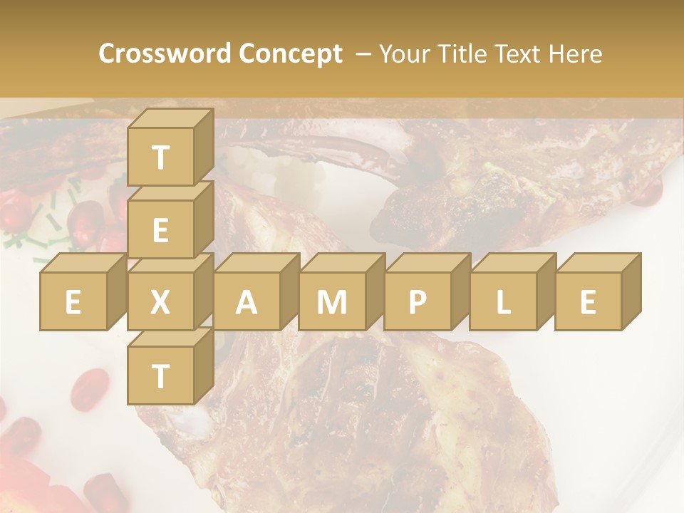 Shine Fresh Plate PowerPoint Template