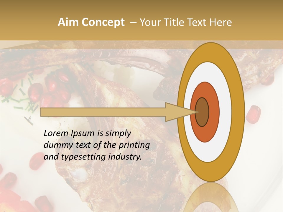 Shine Fresh Plate PowerPoint Template