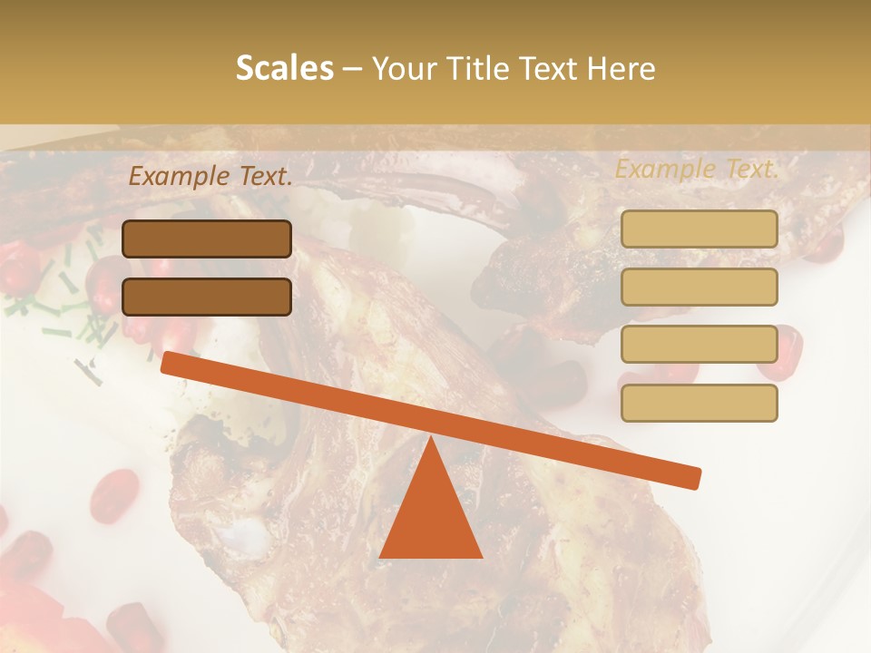 Shine Fresh Plate PowerPoint Template