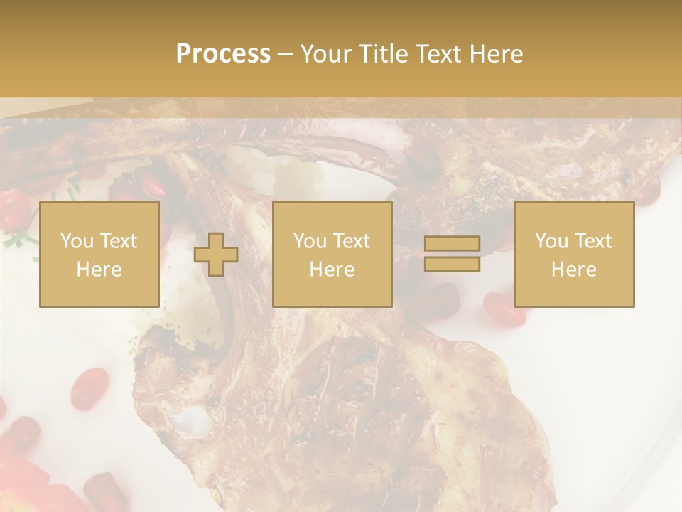 Shine Fresh Plate PowerPoint Template