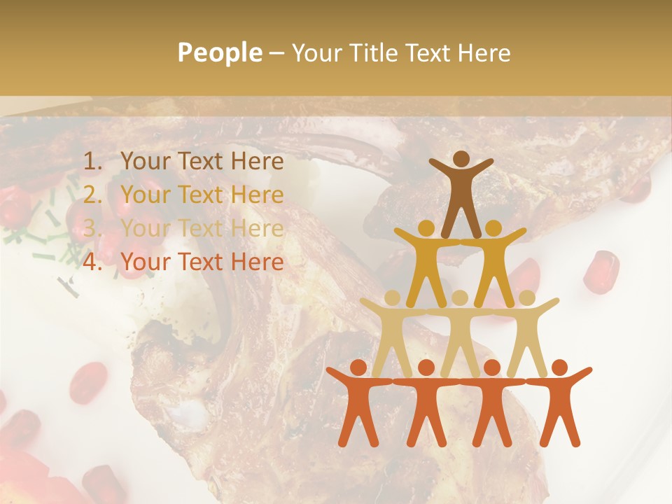 Shine Fresh Plate PowerPoint Template