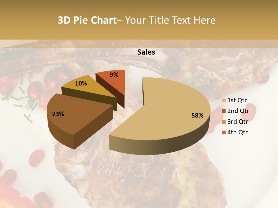 Shine Fresh Plate PowerPoint Template