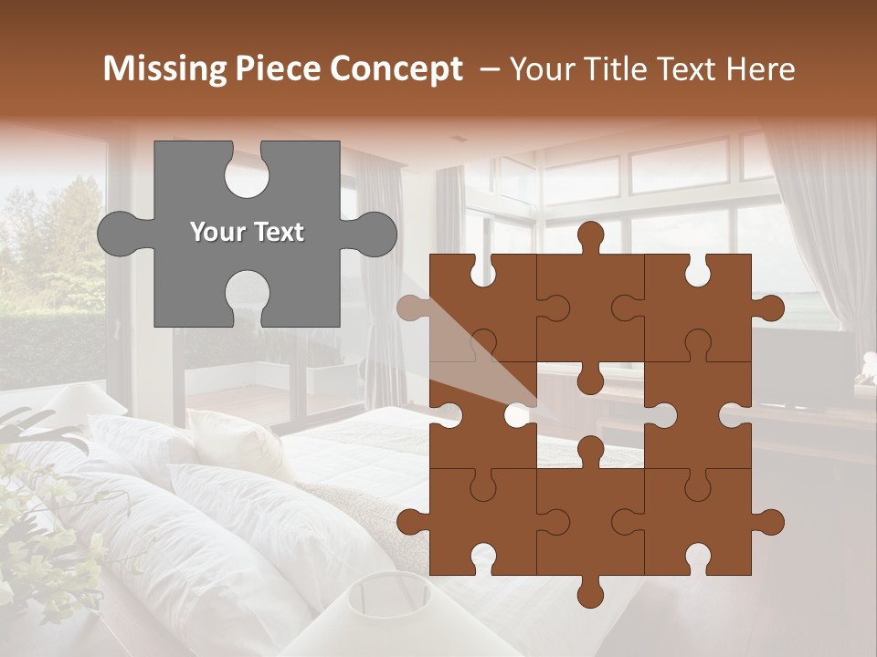 Sleeping Indoor Furniture PowerPoint Template
