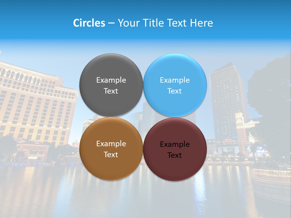 Las Bright Gamble PowerPoint Template