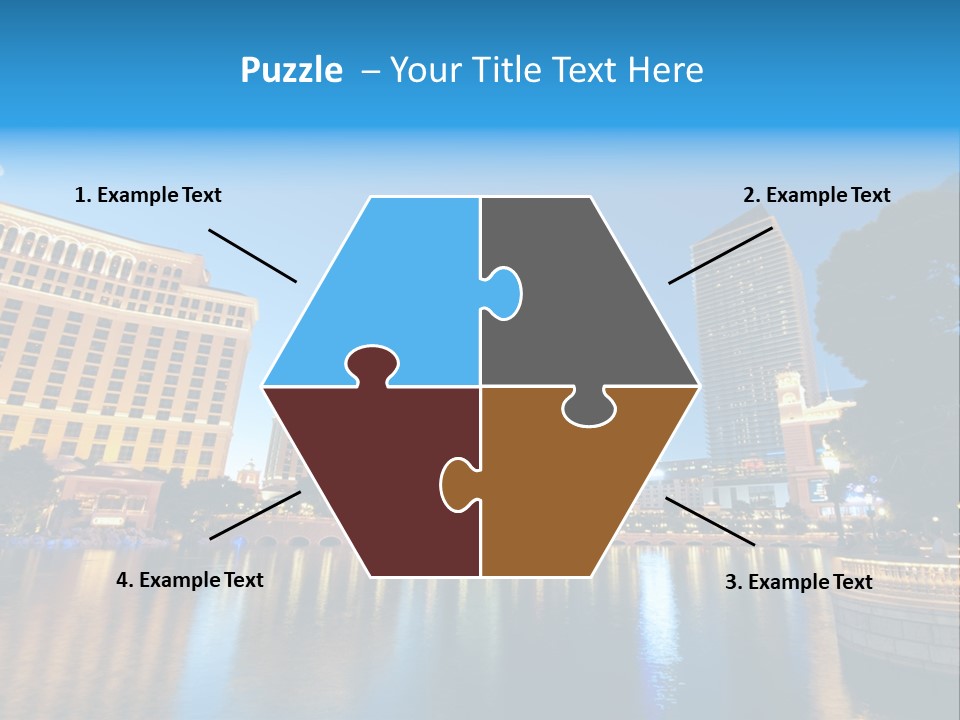 Las Bright Gamble PowerPoint Template