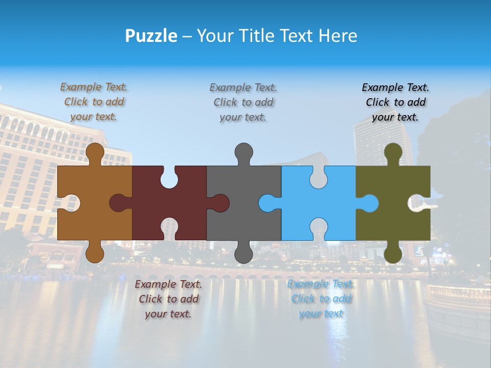 Las Bright Gamble PowerPoint Template