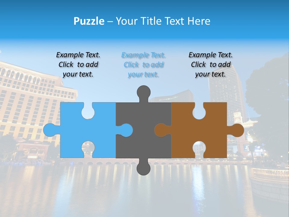 Las Bright Gamble PowerPoint Template