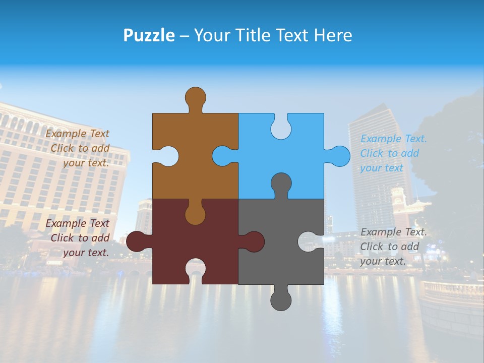 Las Bright Gamble PowerPoint Template