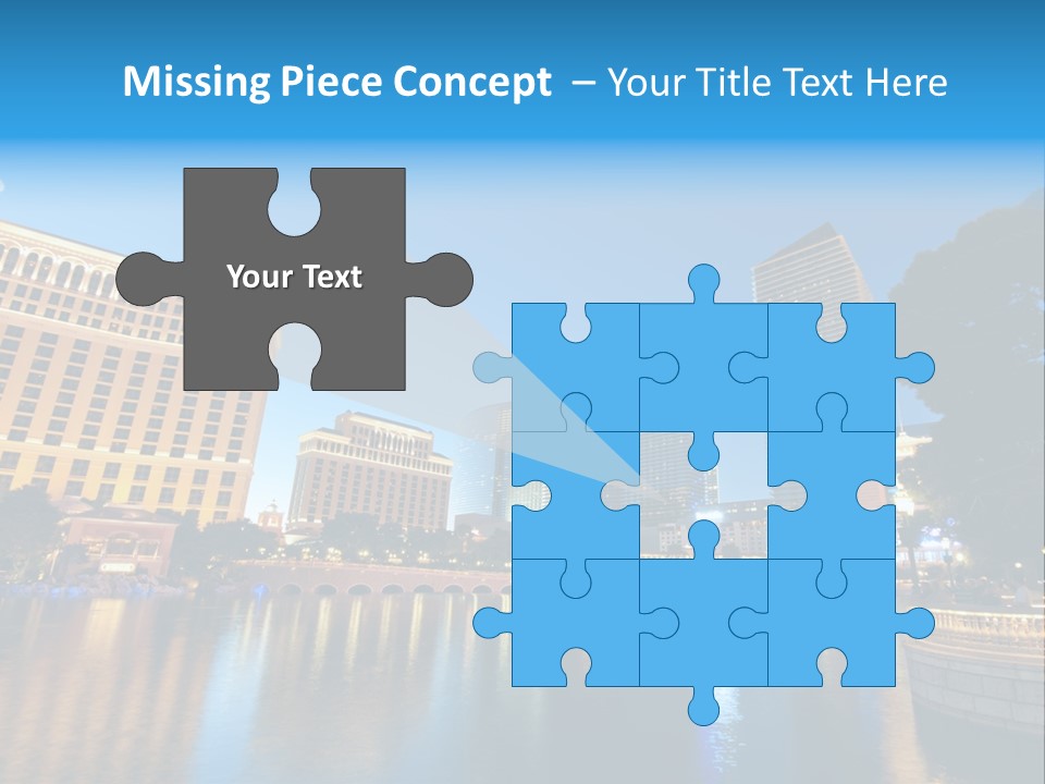 Las Bright Gamble PowerPoint Template