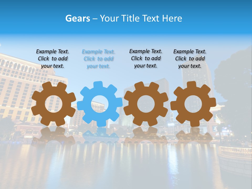 Las Bright Gamble PowerPoint Template