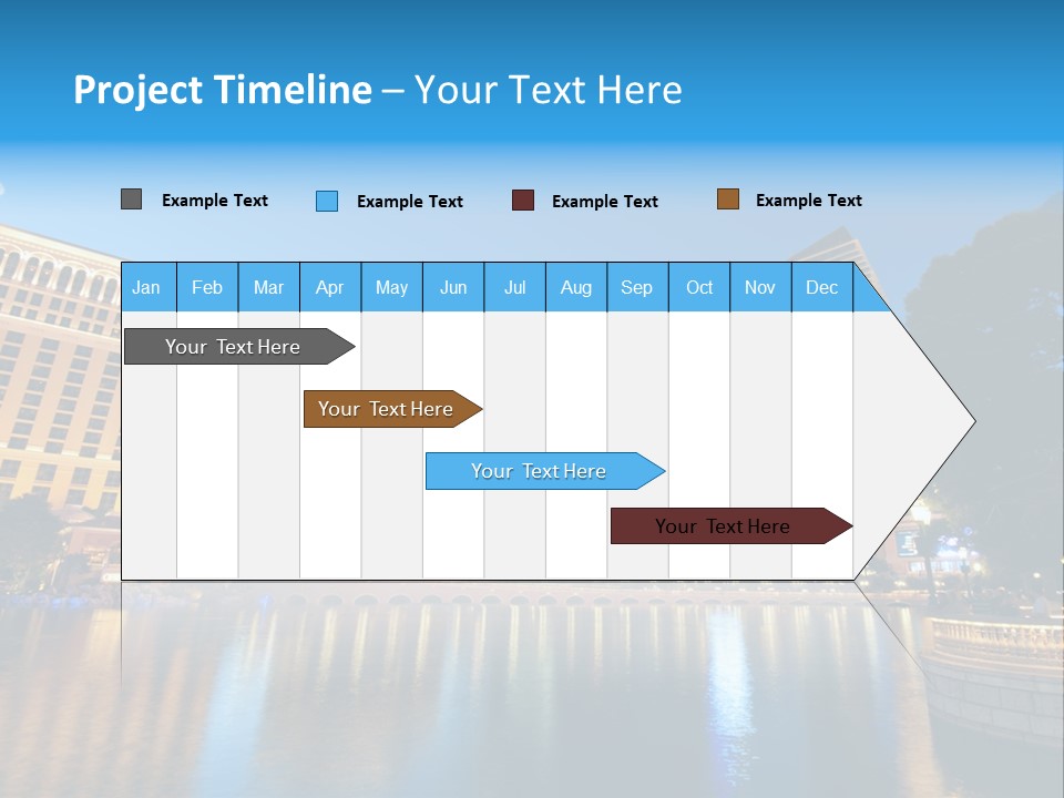 Las Bright Gamble PowerPoint Template