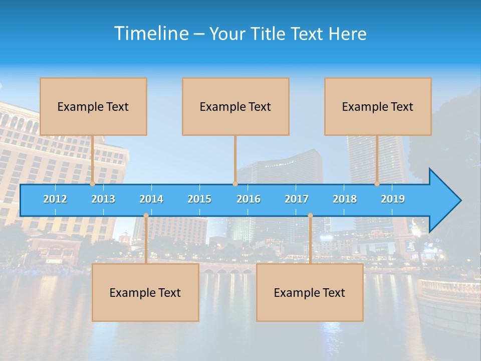 Las Bright Gamble PowerPoint Template