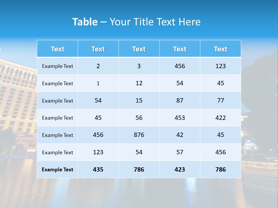 Las Bright Gamble PowerPoint Template
