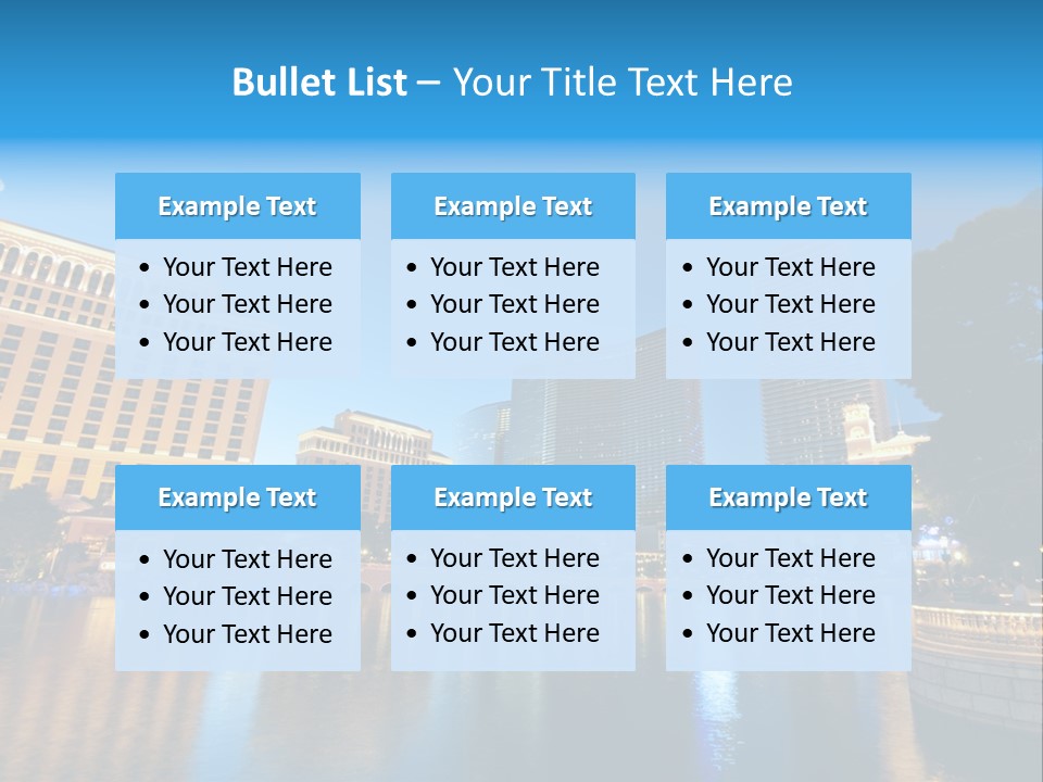 Las Bright Gamble PowerPoint Template