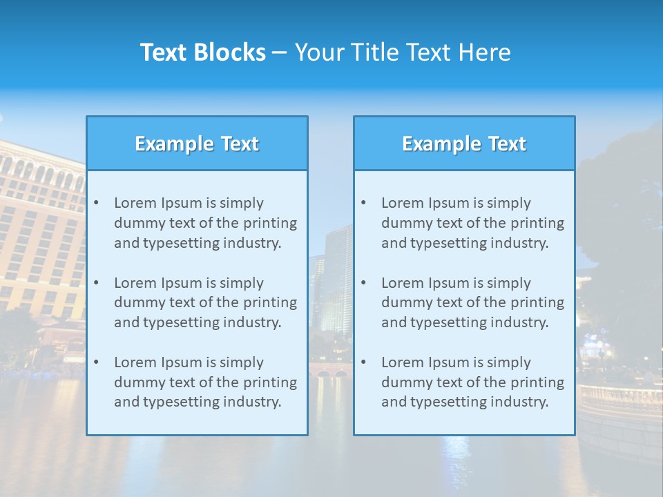 Las Bright Gamble PowerPoint Template