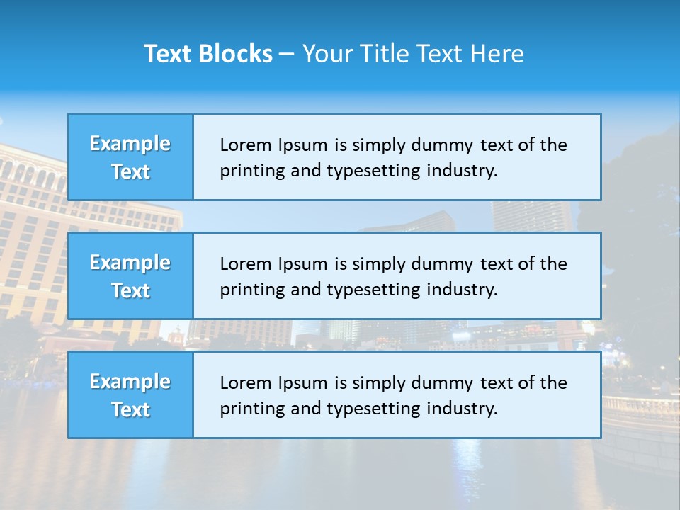 Las Bright Gamble PowerPoint Template